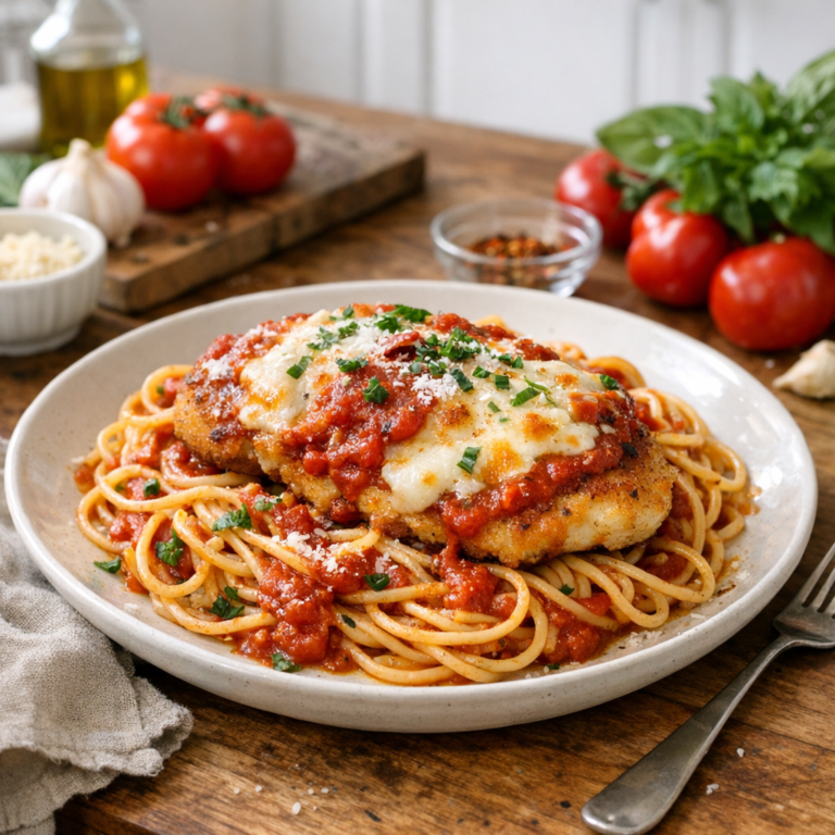 Chicken Parmesan Pasta