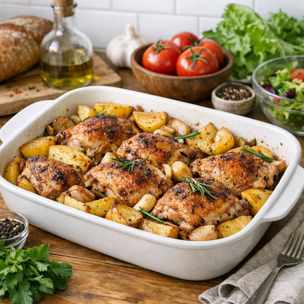 Baked Chicken with Potatoes