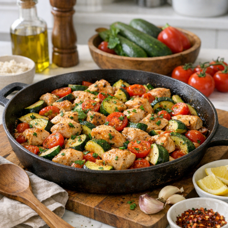 Chicken Zucchini Skillet