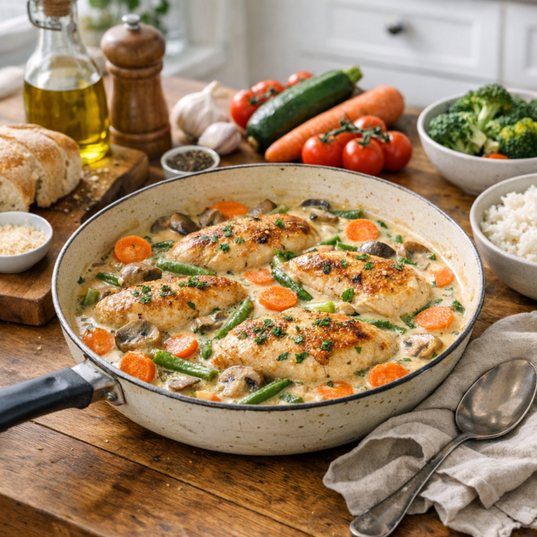 Creamy Chicken with Vegetables