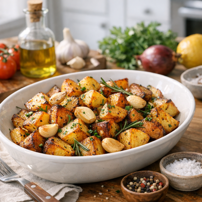 Roasted Potatoes With Garlic