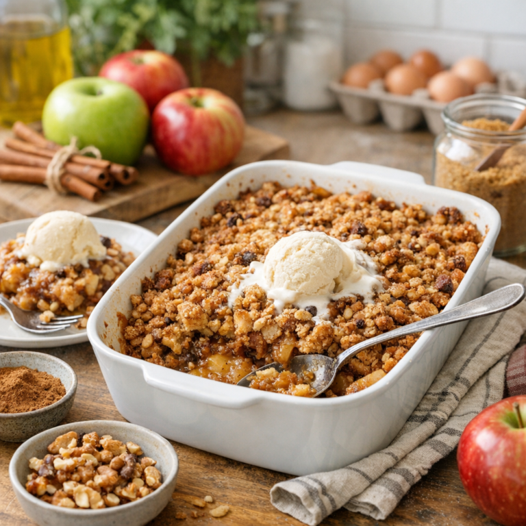 Apple Cinnamon Crumble