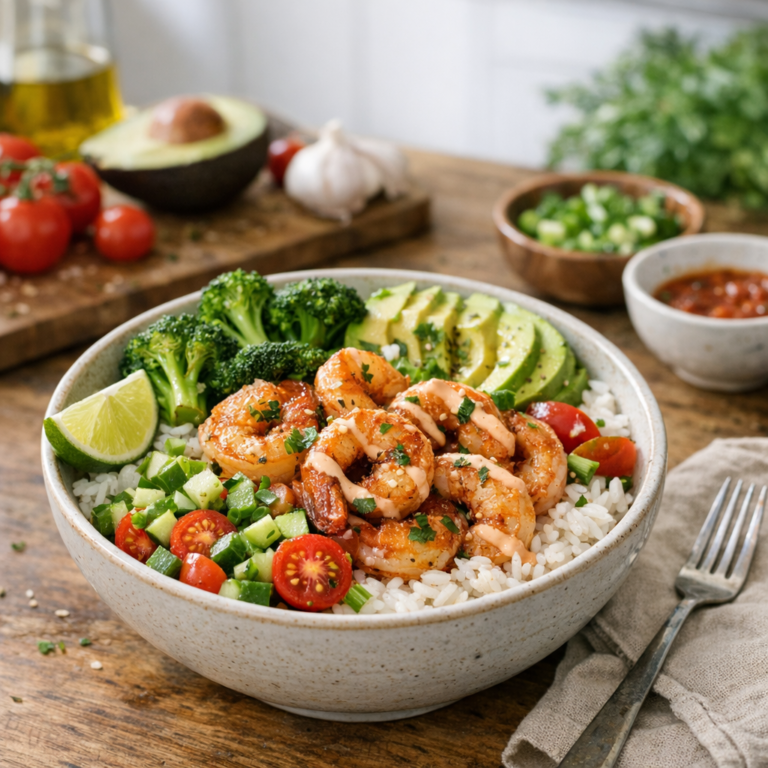 Shrimp And Rice Bowl
