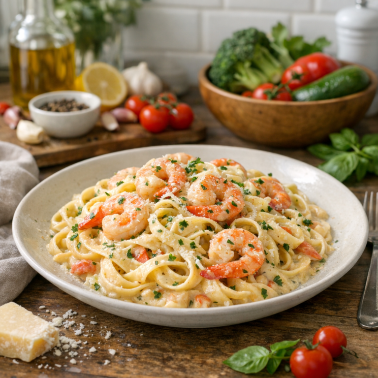 Creamy Shrimp Pasta
