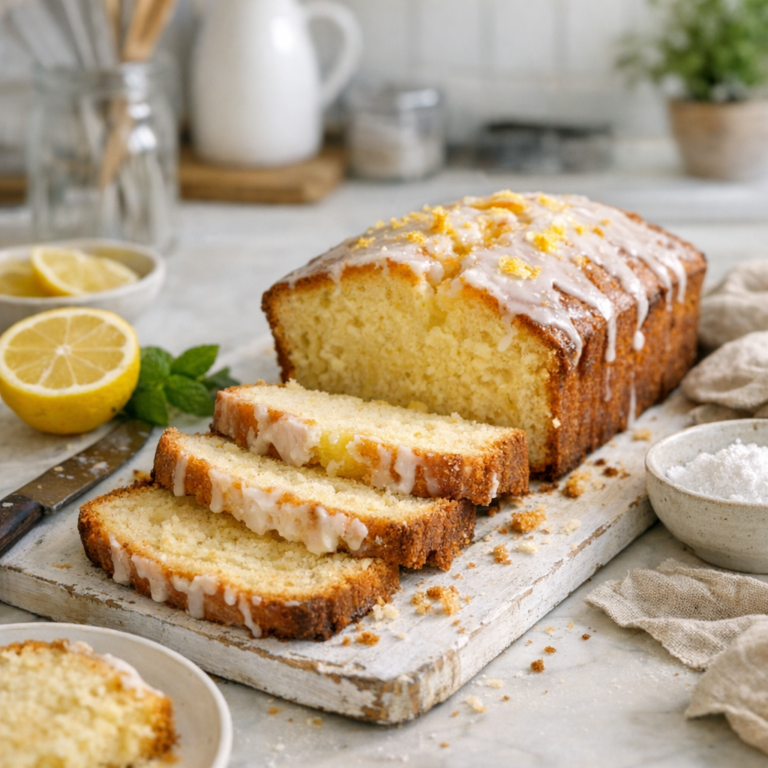 Lemon pound cake