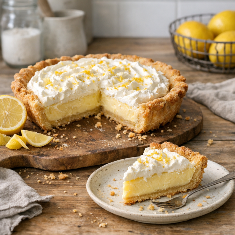 Lemon cream pie