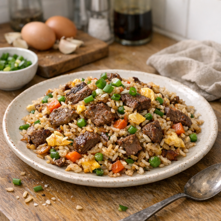 Beef fried rice
