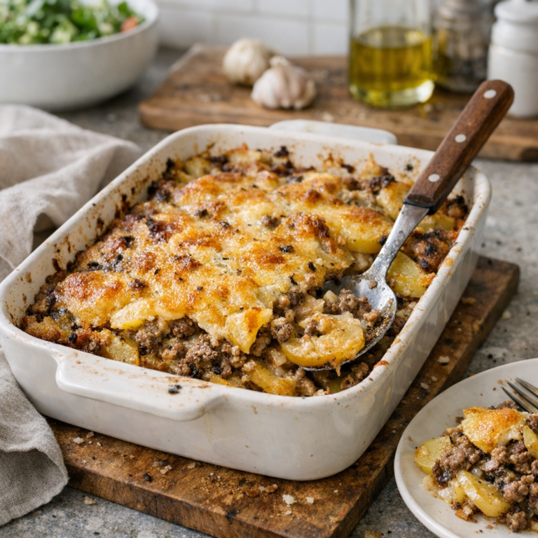 Beef potato casserole