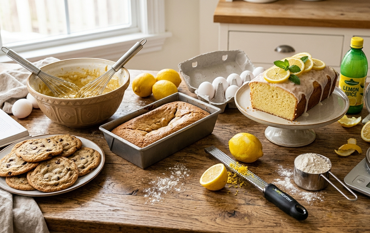 dense lemon cake fix, how to keep cakes from sinking, baking mistakes with lemon juice.